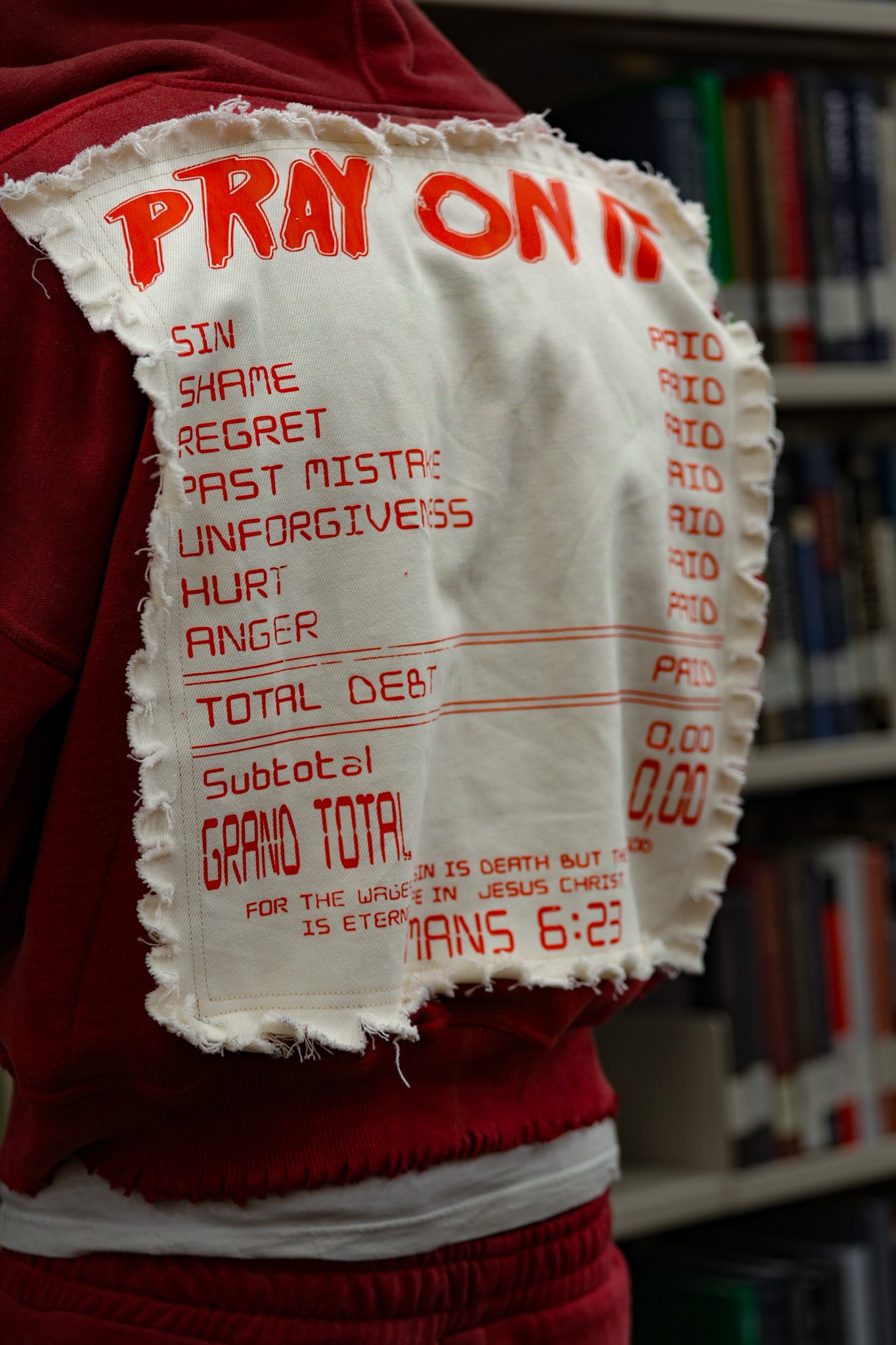 Red Zip Up "Paid In Full"