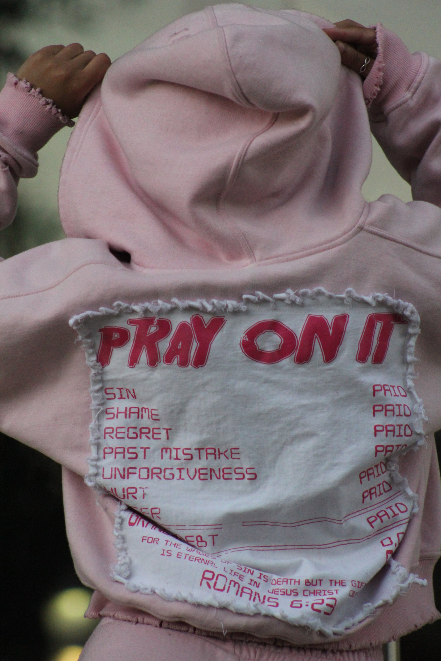 Pink Zip Up "Paid In Full"