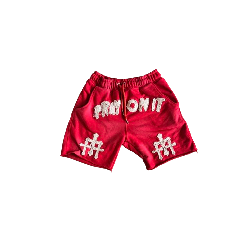 Jesus Is King Vol. 2 Shorts (Red)